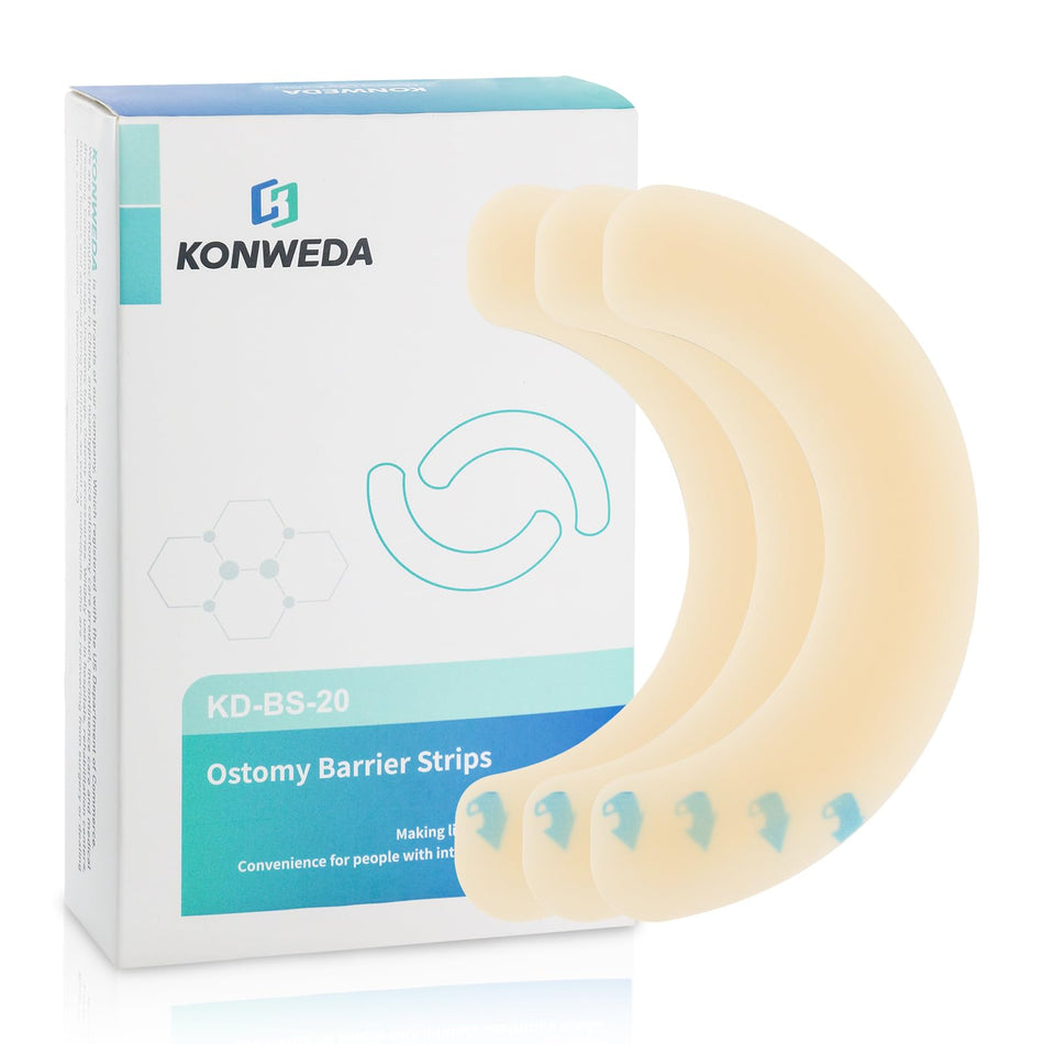 Ostomy Barrier Strips for Colostomy Bags, Elastic (Variety of Styles)