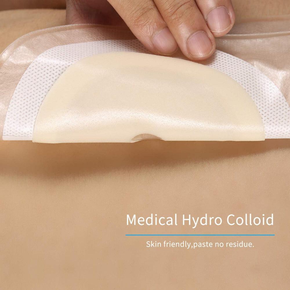 Colostomy Bags with Clamp Closure, One Piece Drainable Pouch, Cut