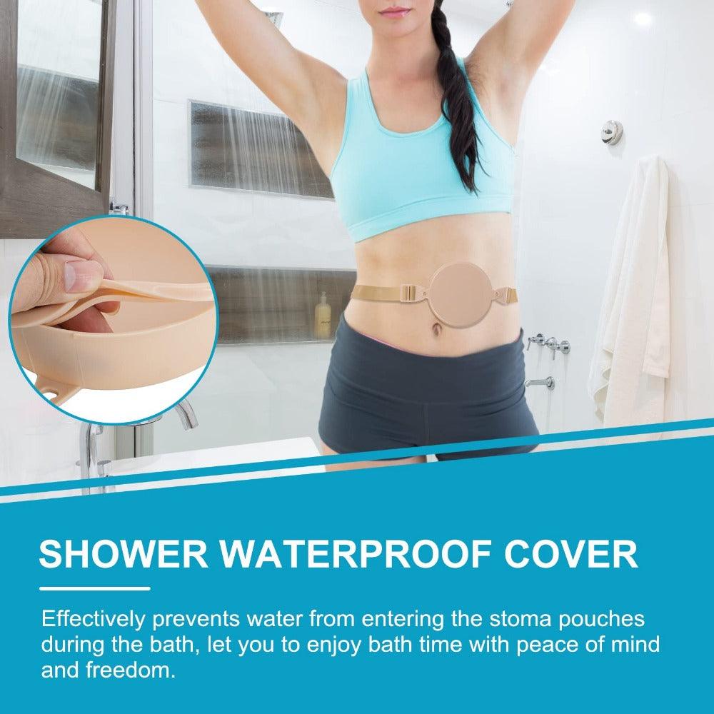 StomaWaterproof Bath Cover, Adjustable Ostomy Belt KONWEDA MEDICAL